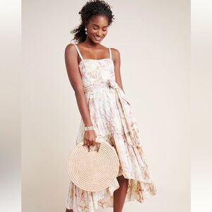 Anthropologie Adriana Strapless Dress-size 8